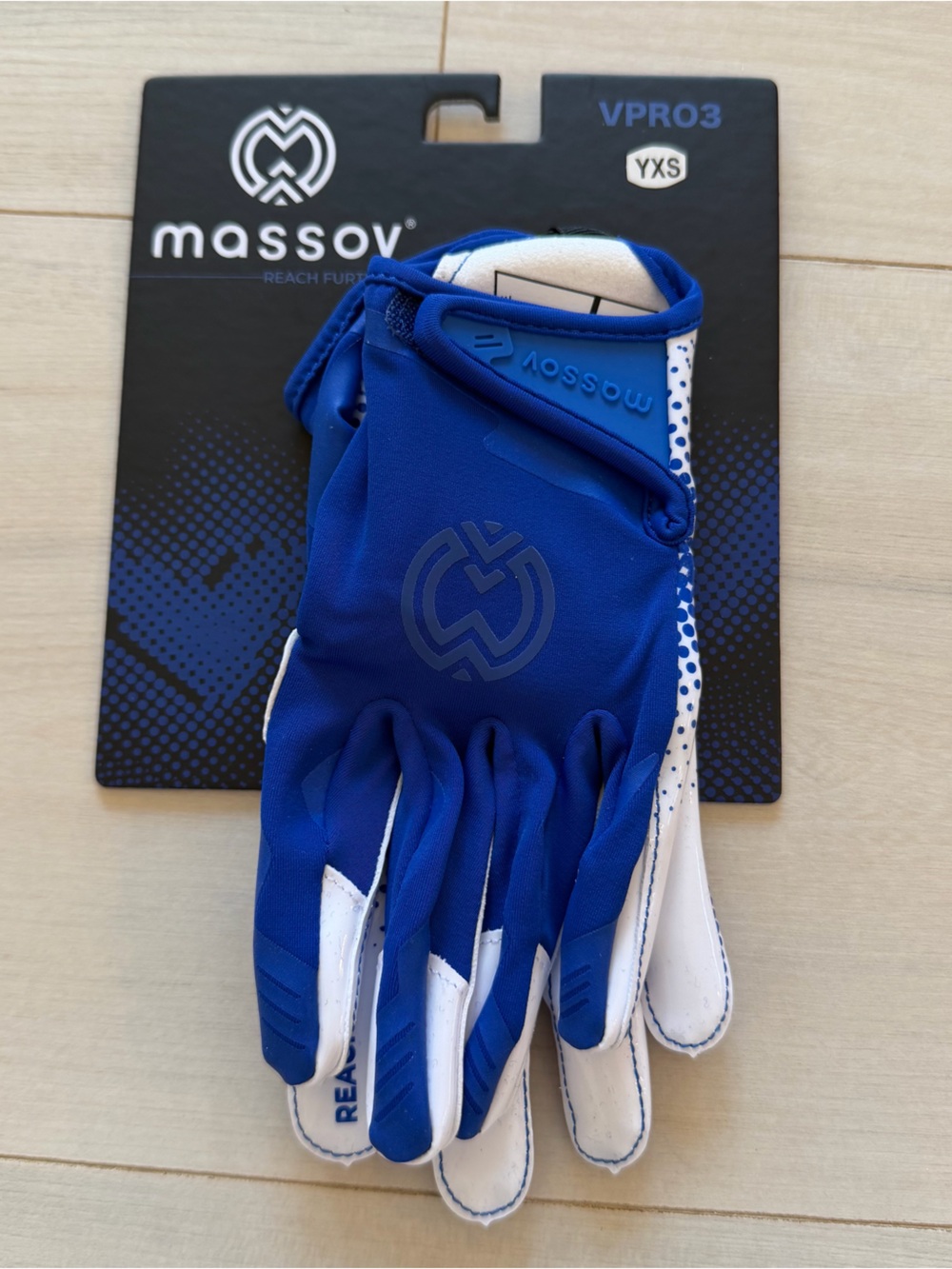 Massov Boys Blue Performance Gloves